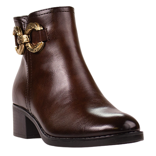 Patrizio Como Ladies Ankle Boots - Imperia - Brown