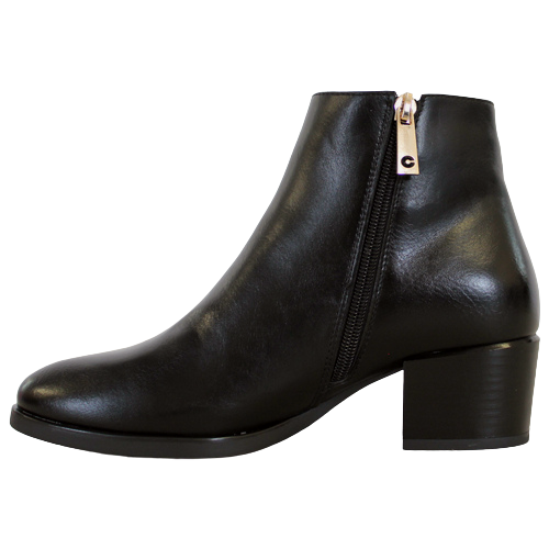 Patrizio Como Block Heeled Ladies Ankle Boots  - Speicher - Black