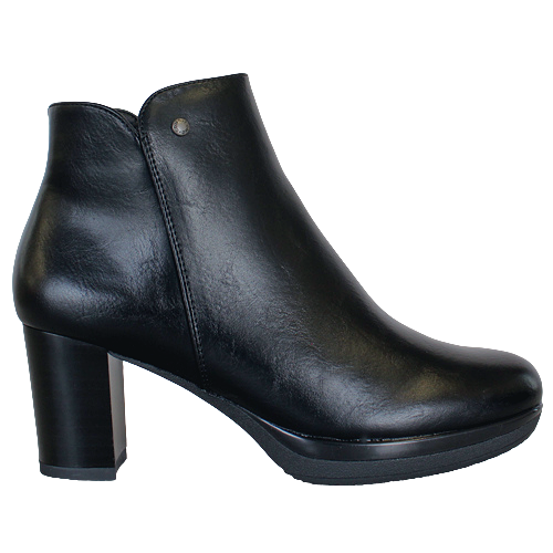 Patrizio Como Block Heeled Ankle Boots - Trogen - Black
