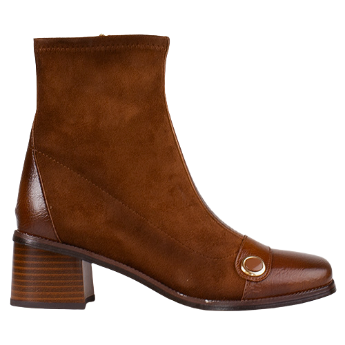 Patrizio Como Ladies Ankle Boot - Serri - Tan