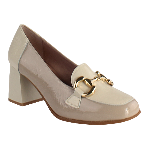 Pitillos Block Heeled Loafers - 5794 - Stone