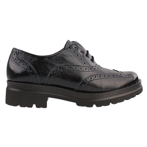 Pitillos Ladies Brogues - 10098 -  Black Patent