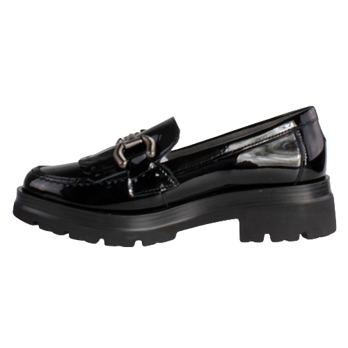 Pitillos Ladies Loafer Shoe- 5360 -Black Patent