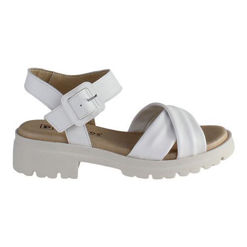 Pitillos Ladies Flat Sandals - 2832 - White