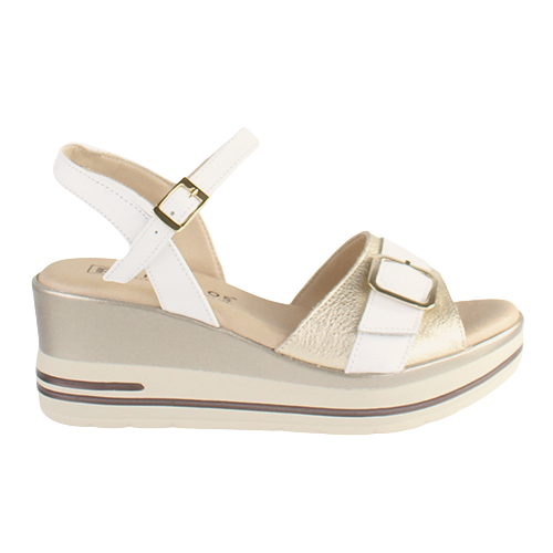 Pitillos Wedge Sandals - 2852 - Gold