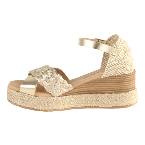 Pitillos Wedge Sandals - 5522 - Gold