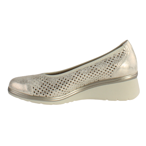 Pitillos Ladies Wedge Shoes - 5744 - Gold