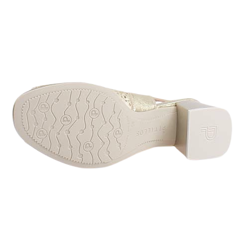 Pitillos Sling-Back Heels - 10532 - Gold