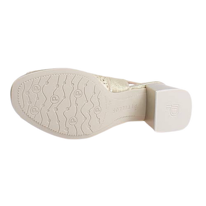 Pitillos Sling-Back Heels - 10532 - Gold