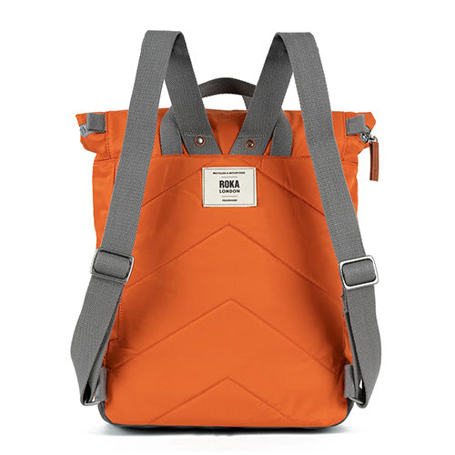 Roka Sustainable Backpack - Canfield B Medium - Burnt Orange