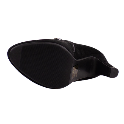 Redz Ladies  Ankle Boots - D6032 - Black Suede