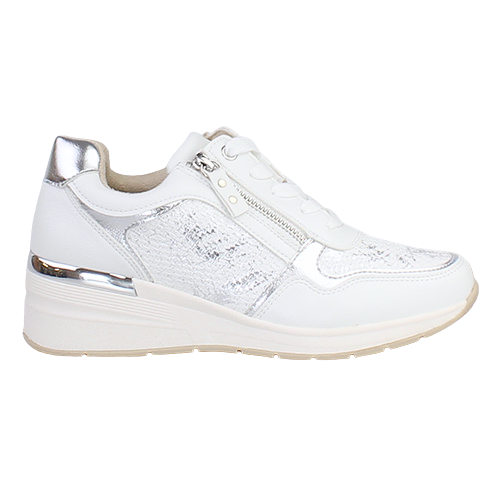 Redz Ladies Wedge Trainers - 6G596W-V375 - White