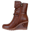 Redz  Wedge Mid Boots - D3937 - Tan