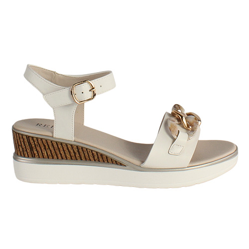 Redz Ladies Wedge Sandals - 5C800-L233 - White