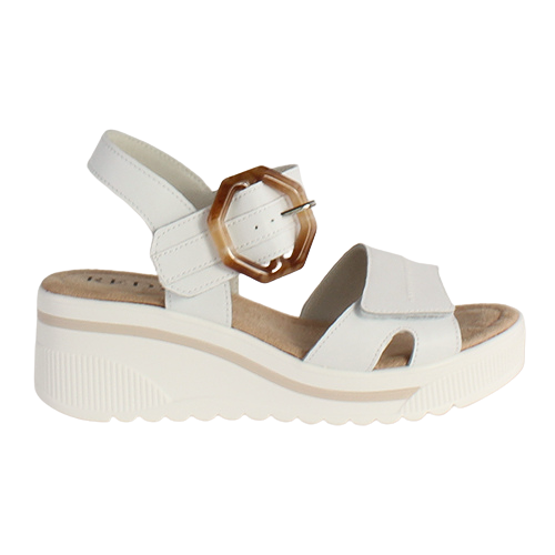 Redz Ladies Wedge Sandals - T42-203 - White – Greenes Shoes