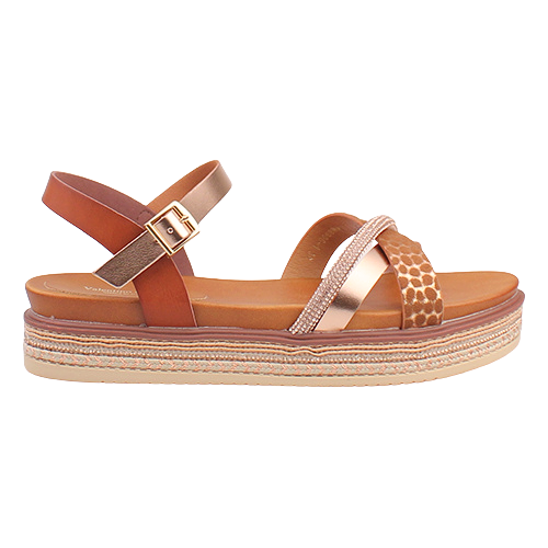 Redz Sandals - 6W8908-1 - Tan Multi