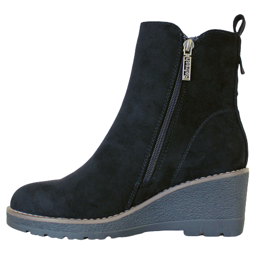 Refresh Wedge Ankle Boots - 171009 - Black