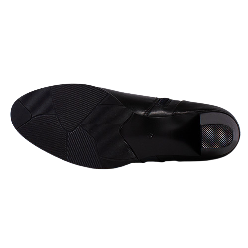 Regade Le Ciel  Block Heeled Ankle Boots - Sonia-137 - Black/Navy