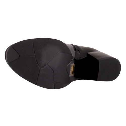 Regarde Le Ciel  Block Heeled Ankle Boots - Jolene-26 -Black