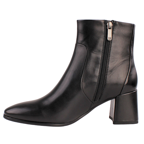 Regarde Le Ciel Block Heeled Ankle Boots - Millie-04 - Black