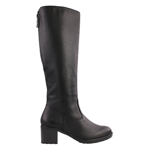 Remonte Ladies Wide Fit Knee Boots- D2A71-00-Black