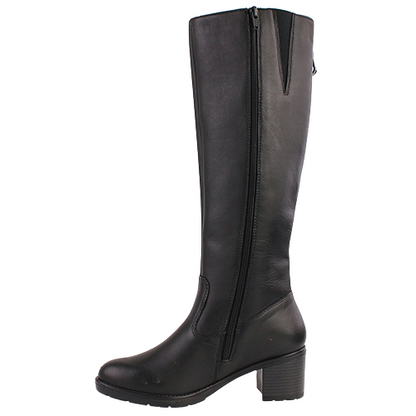 Remonte Ladies Wide Fit Knee Boots- D2A71-00-Black