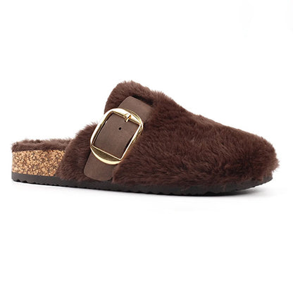 Lunar Ladies Slippers - Rhianna - Brown