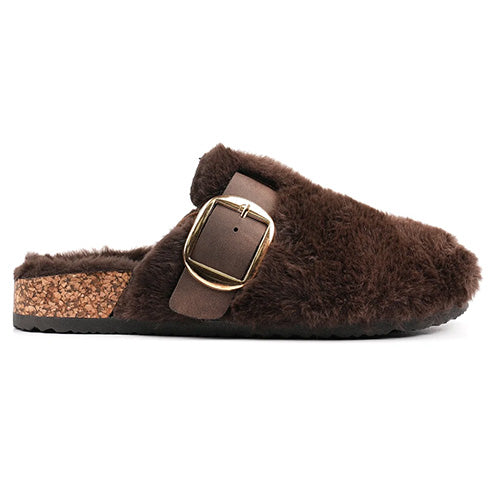 Lunar Ladies Slippers - Rhianna - Brown