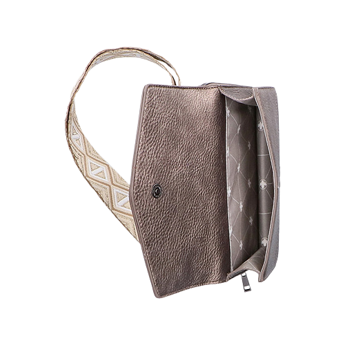 Rieker Crossbody Bag - H1125 - Metallic/Platinum