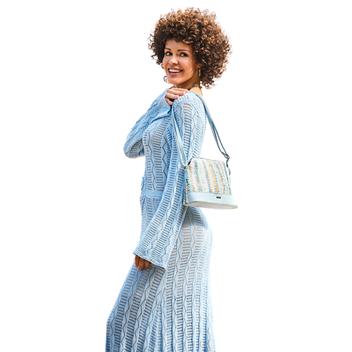 Rieker Handbag - H1510 - Blue Multi