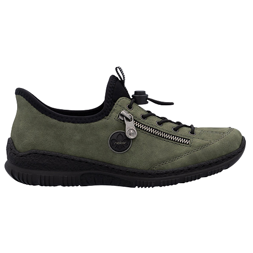 Rieker Ladies Casual Shoes - N3267-54 - Green