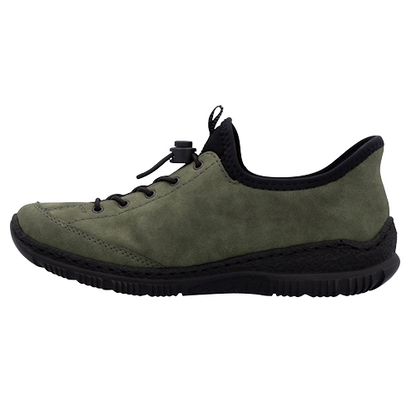 Rieker Ladies Casual Shoes - N3267-54 - Green