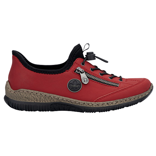 Rieker Ladies Casual Shoes - N3267-33 - Red