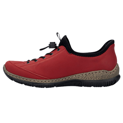 Rieker Ladies Casual Shoes -  N3267 - Red