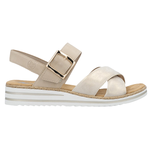 Rieker Ladies Sandals - V0655-60 - Beige
