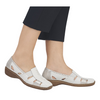 Rieker Walking Shoes - 41385-80 - Off white