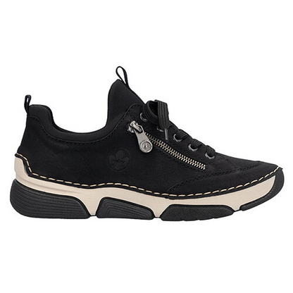 Rieker Ladies Trainers - 45973-00 - Black