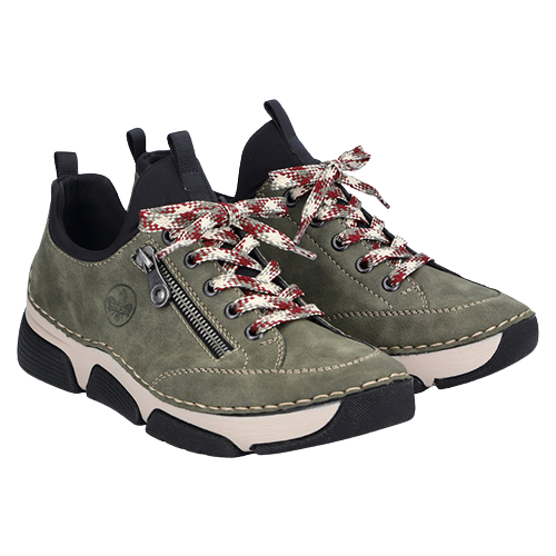 Rieker Ladies Trainers - 45973-54 - Green