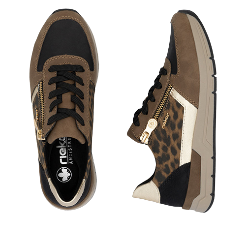 Rieker Ladies Trainers - 58902-24 - Brown