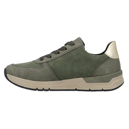 Rieker Ladies Trainers - 58902-54 - Olive