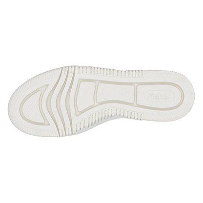 Rieker Ladies Trainers - M1953-80 - Pearl