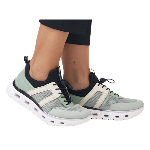 Rieker Ladies Trainers - M6061 - Mint