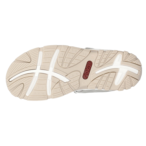 Rieker Ladies Trekking  Sandals - 68866-61 -Beige/Grey