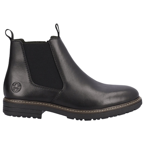 Rieker Mens Ankle Boot-33180-00 -Black