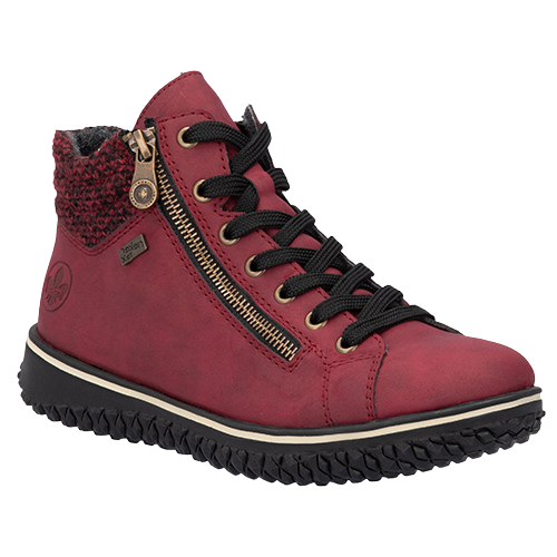 Rieker Ladies  Ankle Boots -  Z4263-35  - Red