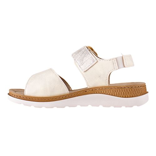 Rohde Ladies Low Wedge Sandals - 1311 - Off White