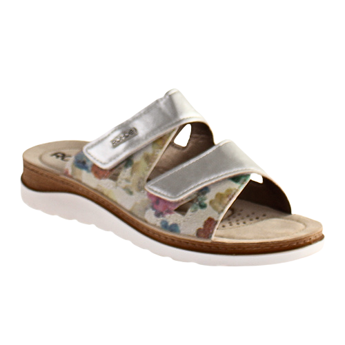 Rohde Ladies Mules - 1302 - Off White/Grey