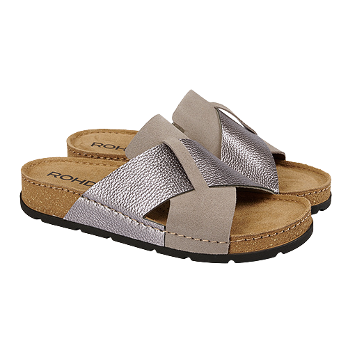 Rohde Ladies Mules 5410 Earth – Greenes Shoes1