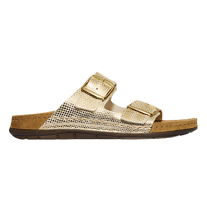 Rohde Ladies Mules 5872 Gold – Greenes Shoes