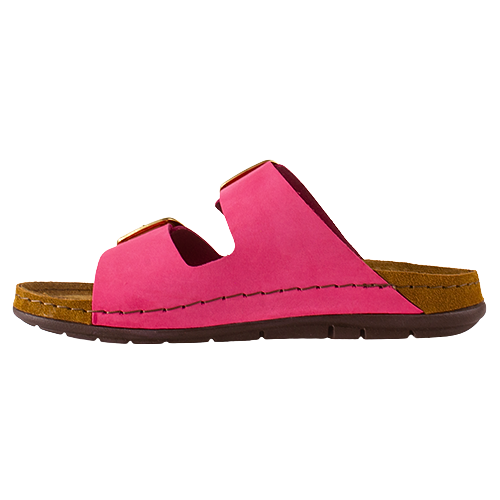 Rohde Ladies Nubuck Mules - 5879 - Pink